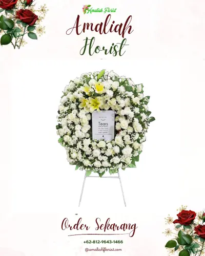 Krans Bunga Duka Cita di Cibadak